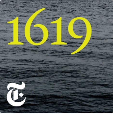 Logo from the New York Times' 1619 project.