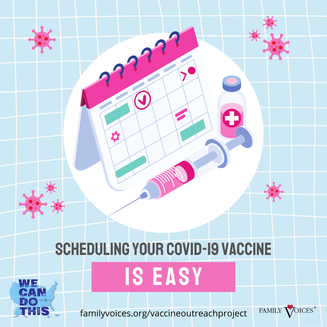 Scheduling your COVID-19 vaccine is easy.