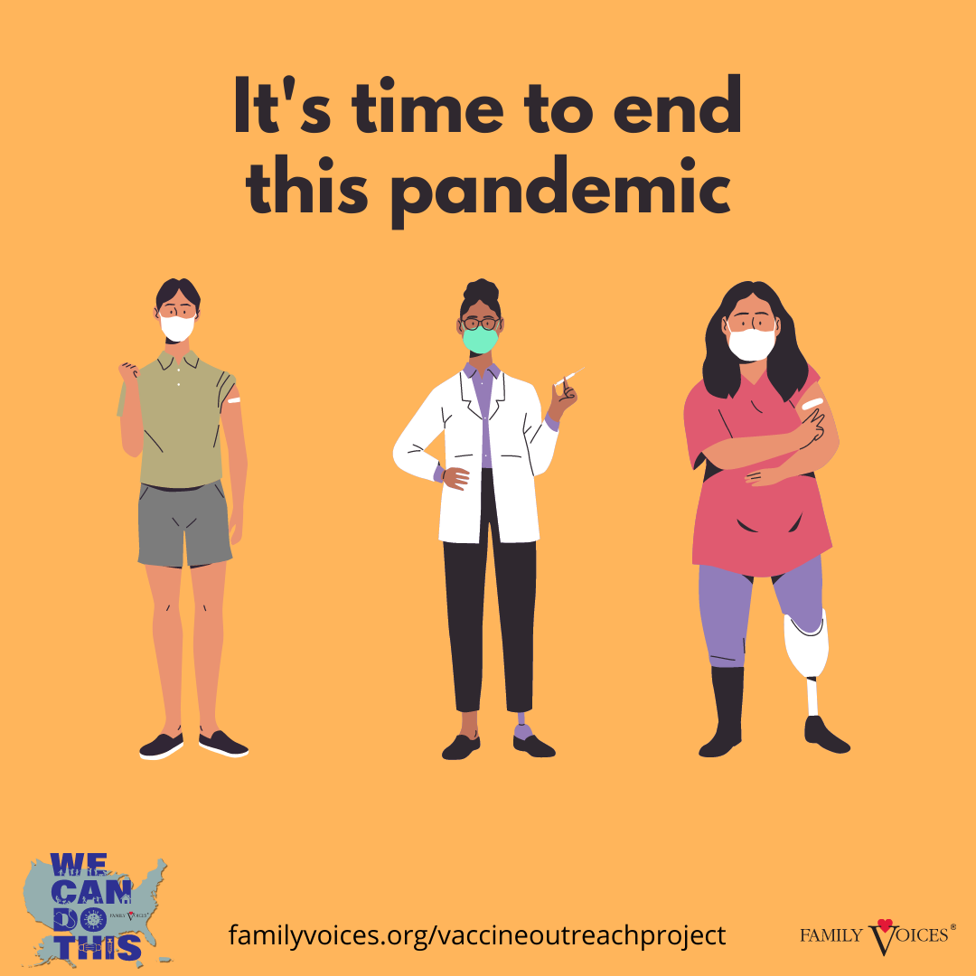 It's time to end this pandemic.