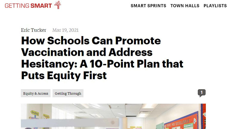 How Schools Can Promote Vaccination and Address Hesitancy: A 10-Point Plan that Puts Equity First