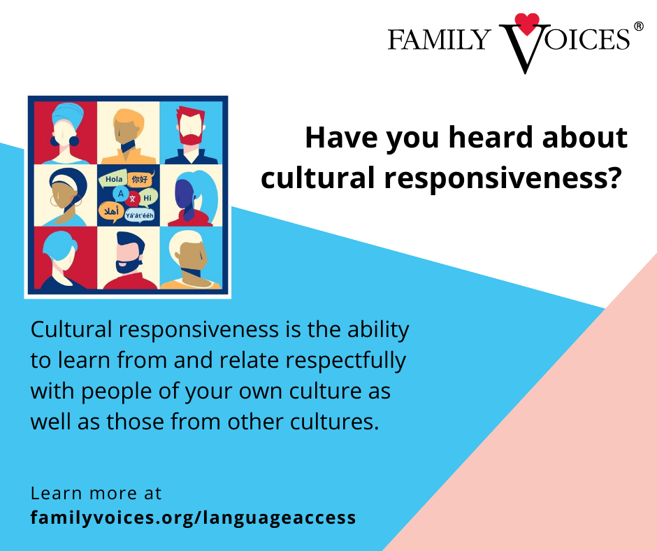 Cultural responsiveness is the ability to learn from and relate respectfully with people of your own culture as well as those from other cultures. 