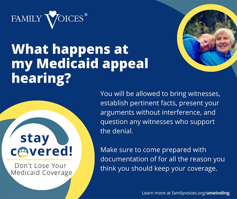 What happens at my Medicaid appeal hearing? Infographic