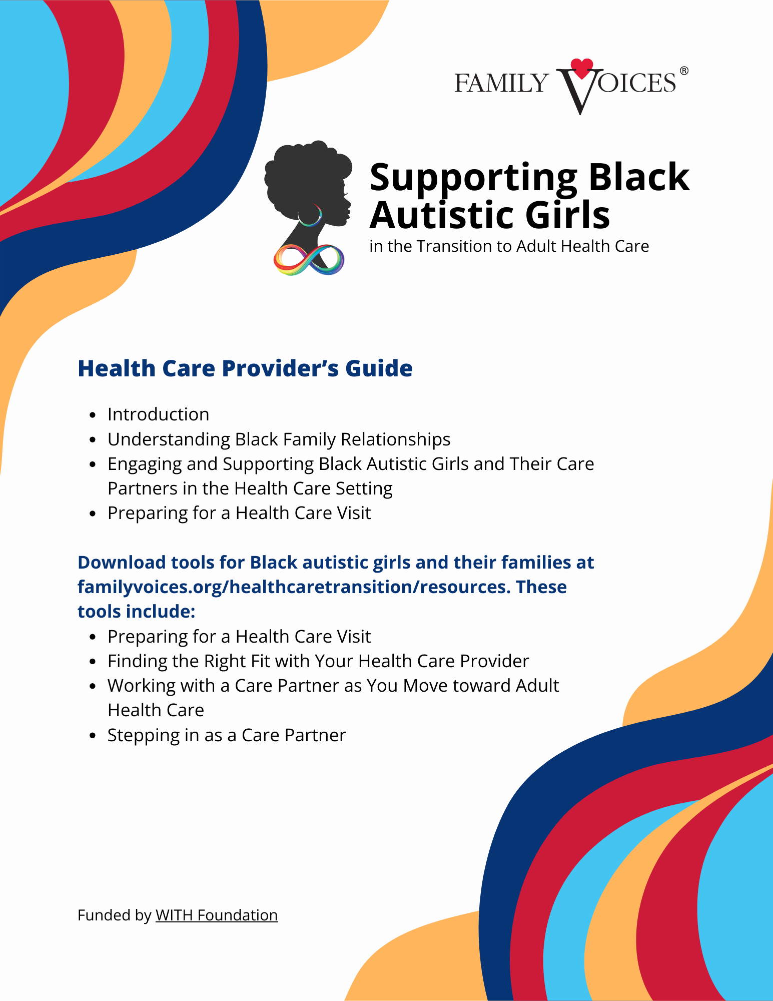 Flyer for National Center for Transition to Adult Health Care for Youth with Disabilities