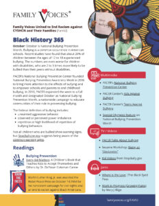 Preview of the Black History 365 document for the month of September. A colorfully designed collection of links to resources.